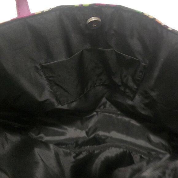 Simply Spring Canvas Floral Tote Bag with Bow Detail - Picture 2 of 4